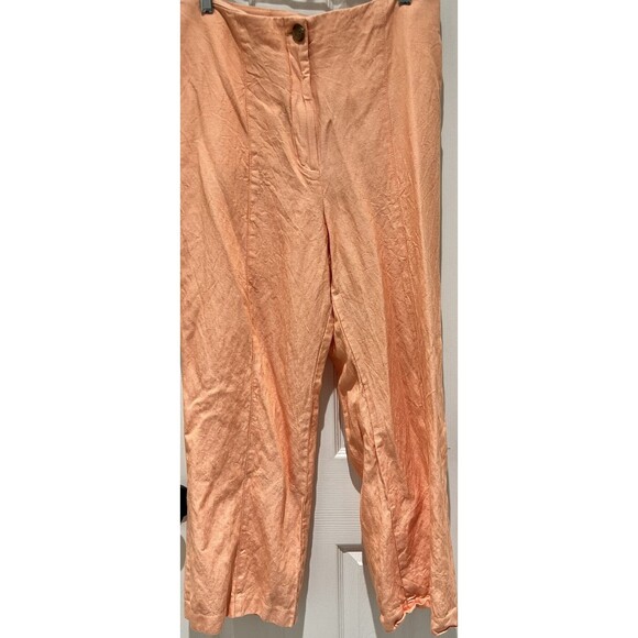 Ann Taylor Pants - Ann Taylor Peach Linen Blend Pants Size 14